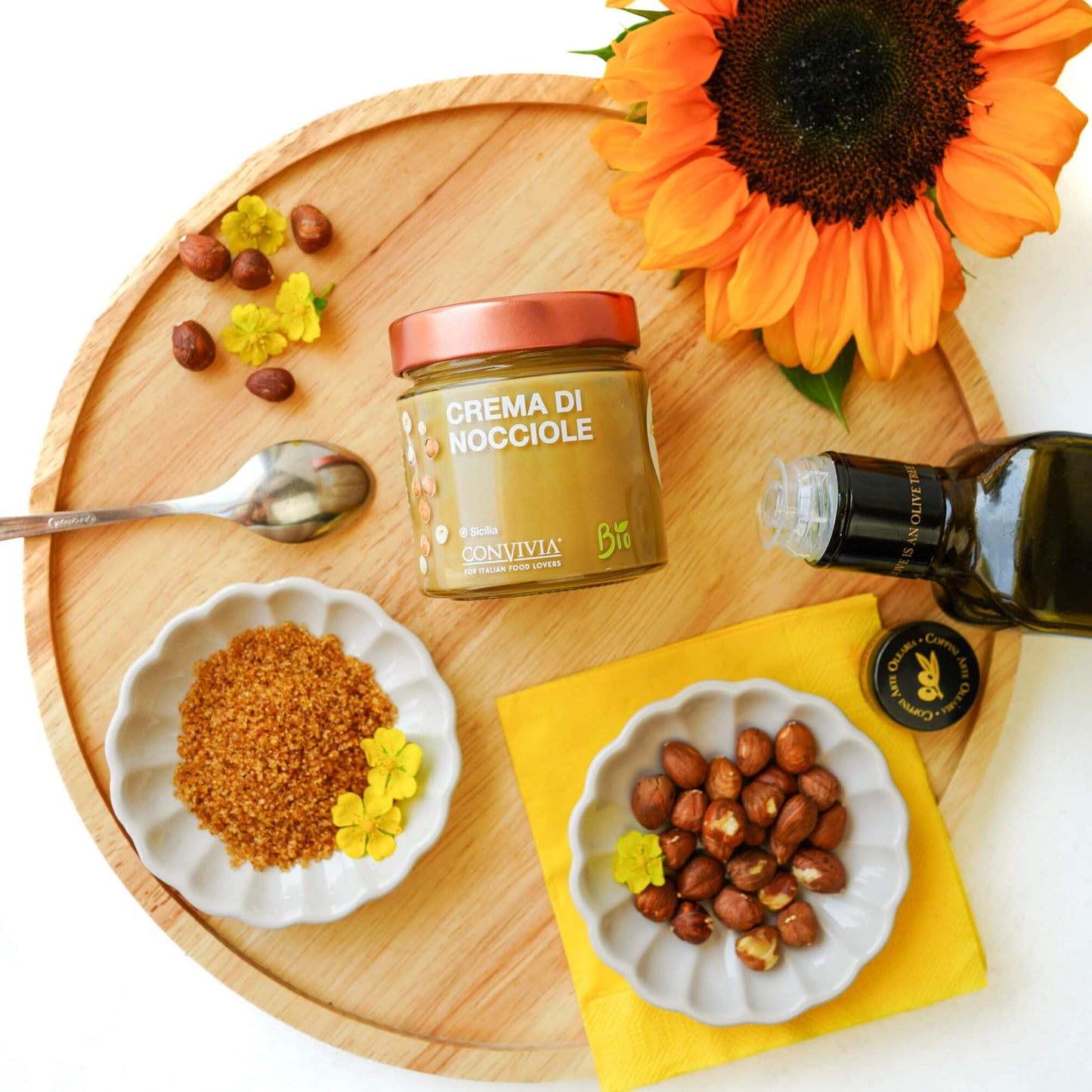 Diese Haselnuss Creme ist eine vegane Nusscreme aus Sizilien.