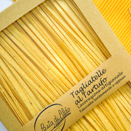 Trüffel Pasta; Tagliatelle Pasta mit Trüffel; Trüffel Tagliatelle