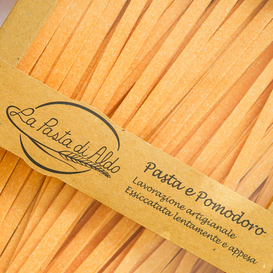 Pasta Pomodoro; Pasta mit getrockneten Tomaten; Tomaten Pasta