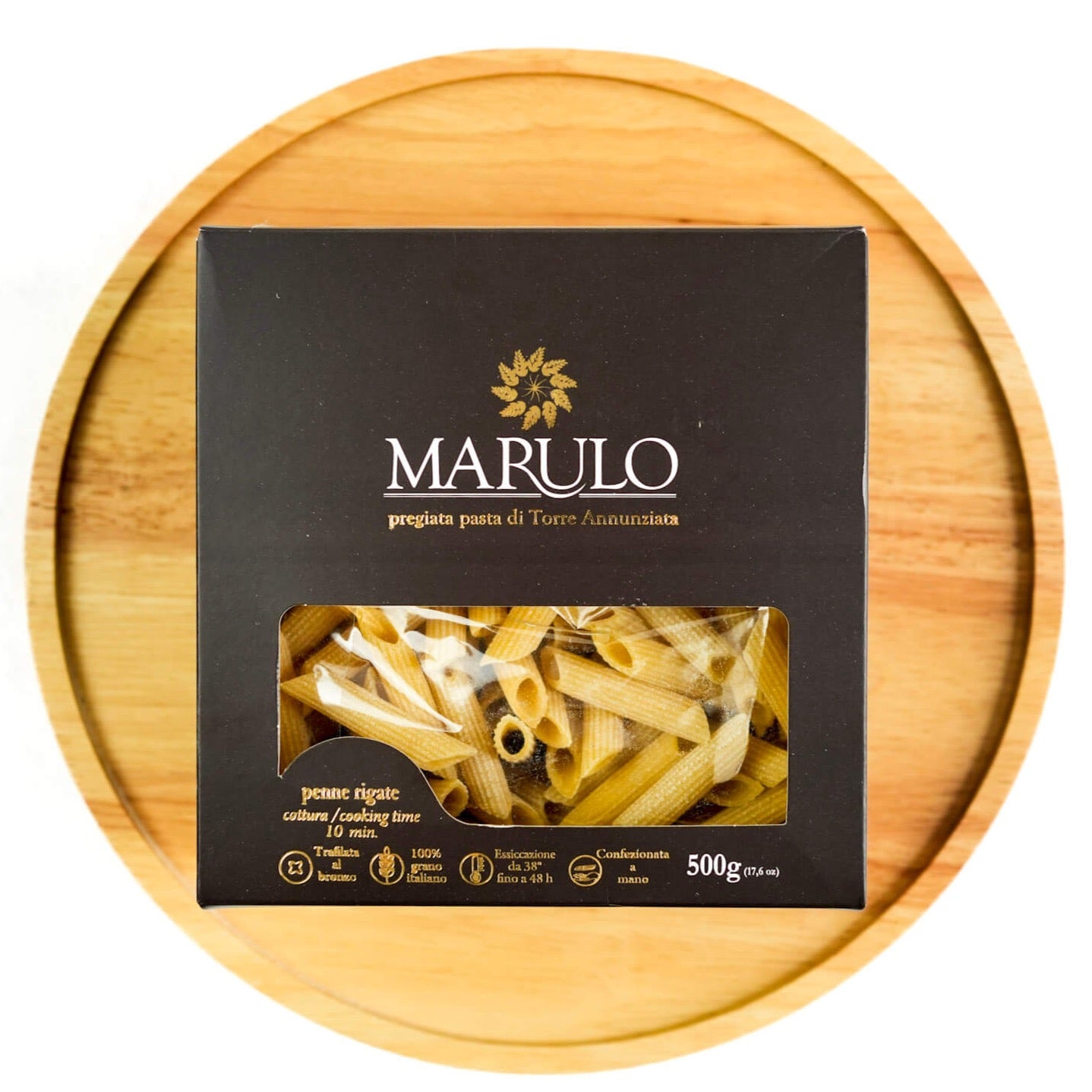 Penne Rigate aus Italien von der Manufaktur Marulo.