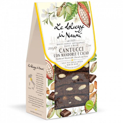 Cantuccini mit Kakao und Mandeln aus der Toskana